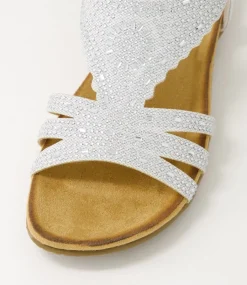 Women I LOVE BILLY Flats|Sandals-FOSSIO IL SILVER MULTI