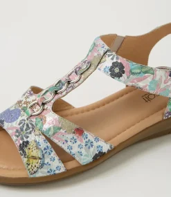 Women SUPERSOFT Comfort|Flats-Frankie2 Butterfly Party Leather Sandals
