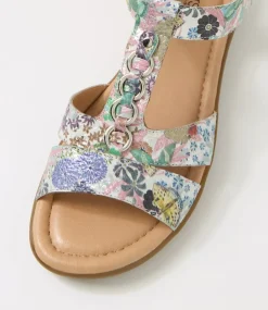Women SUPERSOFT Comfort|Flats-Frankie2 Butterfly Party Leather Sandals