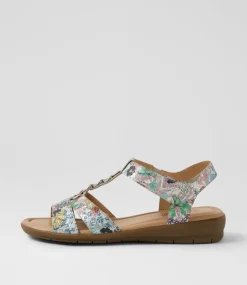 Women SUPERSOFT Comfort|Flats-Frankie2 Butterfly Party Leather Sandals