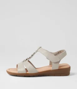 Women SUPERSOFT Comfort|Sandals-Frankie2 Dark Stone Leather Sandals