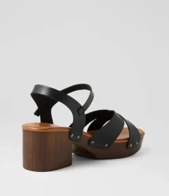 Women I LOVE BILLY Heels|Sandals-Frossie Black Sandals
