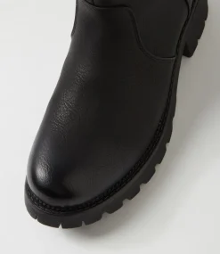 Women I LOVE BILLY Boots-Fujol Black Ankle Boots