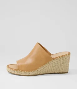 Women TOP END Heels|Sandals-Gailie Tan Natural Rope Leather Sandals