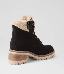 Women I LOVE BILLY Boots-Gaspish Black Ankle Boots