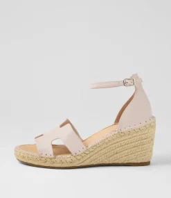 Women TOP END Espadrilles|Wedges-Gellory Nude Leather Sandals