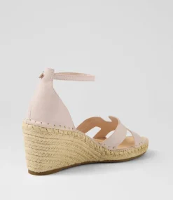 Women TOP END Espadrilles|Wedges-Gellory Nude Leather Sandals