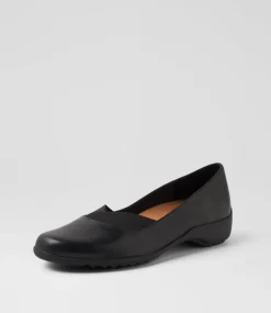 Women SUPERSOFT Comfort|Flats-Genuis Black Leather Flat Shoes