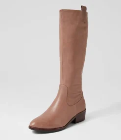 Women DIANA FERRARI Boots-GIDDY DF LT CHOC LEATHER