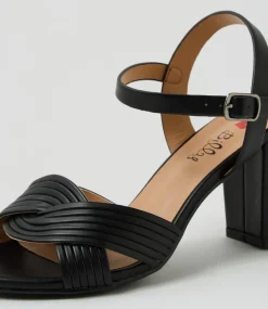 Women I LOVE BILLY Heels|Sandals-Gilda Black Sandals