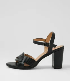 Women I LOVE BILLY Heels|Sandals-Gilda Black Sandals