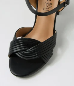 Women I LOVE BILLY Heels|Sandals-Gilda Black Sandals