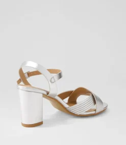 Women I LOVE BILLY Heels|Sandals-Gilda Silver Sandals
