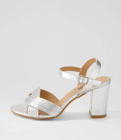 Women I LOVE BILLY Heels|Sandals-Gilda Silver Sandals