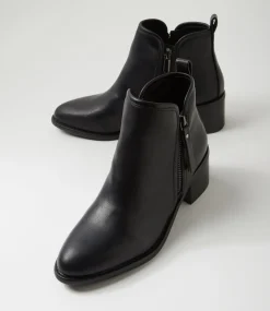 Women I LOVE BILLY Boots-Gishal Black Ankle Boots