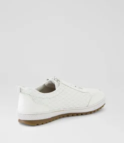 Women I LOVE BILLY Sneakers-Glampie White Microsuede Sneakers