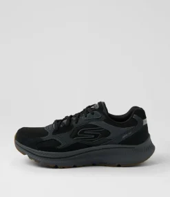 SKECHERS Sneakers|Casuals-Go Run Consistent 2 Black Charcoal Suede Sneakers