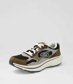 SKECHERS Sneakers|Casuals-Go Run Consistent 2 Brown Black Suede Sneakers