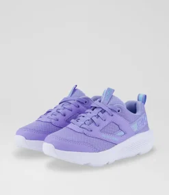 SKECHERS Sport School Shoes-Go Run Elevate Junior Lavender Sneakers