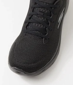 Women SKECHERS Sneakers-Go Walk 7 Black Mesh Sneakers