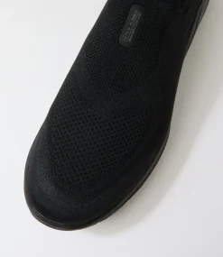 SKECHERS Sneakers-Go Walk 8 Slip On Black Knit Sneakers