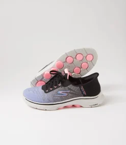 Women SKECHERS Sneakers-Go Walk 7 W Black Multi Fabric Sneakers