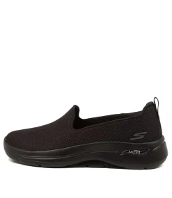 Women SKECHERS Sneakers-GO WALK ARCH FIT-GRAT BLK