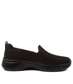 Women SKECHERS Sneakers-GO WALK ARCH FIT-GRAT BLK