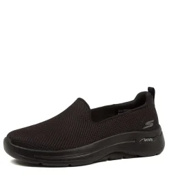 Women SKECHERS Sneakers-GO WALK ARCH FIT-GRAT BLK