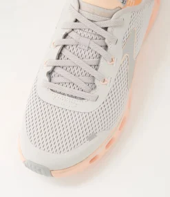 Women SKECHERS Sneakers-Go Walk Glide Step2 Grey Peach Fabric Sneakers