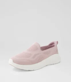 Women SKECHERS Sneakers-Go Walk Now Mauve Fabric Sneakers