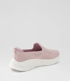 Women SKECHERS Sneakers-Go Walk Now Mauve Fabric Sneakers