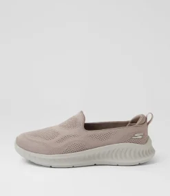 Women SKECHERS Sneakers-Go Walk Now Taupe Mesh Sneakers