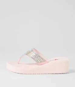Women I LOVE BILLY Heels|Sandals-Golter Blush Multi Sandals