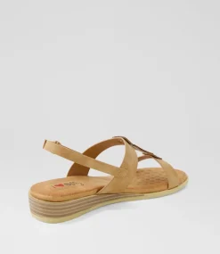 Women I LOVE BILLY Flats|Sandals-Goosh Tan Sandals