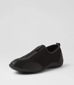 Women COLORADO Comfort|Flats-Gracely Black Knit Flat Shoes