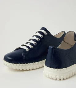Women SUPERSOFT Comfort|Sneakers-Gracin Blue Leather Sneakers