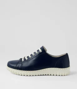 Women SUPERSOFT Comfort|Sneakers-Gracin Blue Leather Sneakers