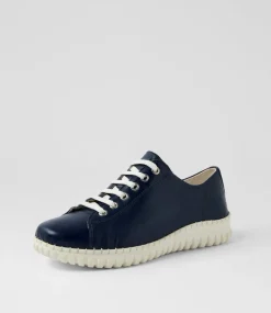 Women SUPERSOFT Comfort|Sneakers-Gracin Blue Leather Sneakers