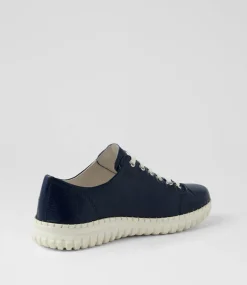 Women SUPERSOFT Comfort|Sneakers-Gracin Blue Leather Sneakers