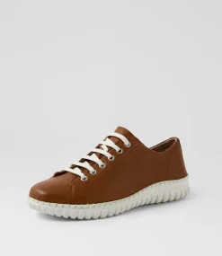 Women SUPERSOFT Comfort|Sneakers-Gracin New Tan Leather Sneakers