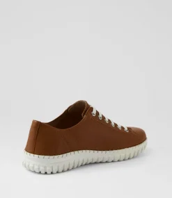Women SUPERSOFT Comfort|Sneakers-Gracin New Tan Leather Sneakers