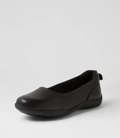 Women COLORADO Comfort|Flats-Grand Black Leather Flat Shoes