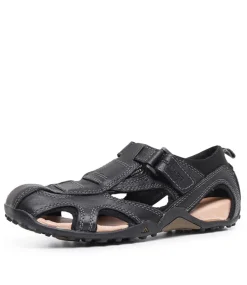 COLORADO Casuals|Sandals-GRANDE CF BLACK LEATHER