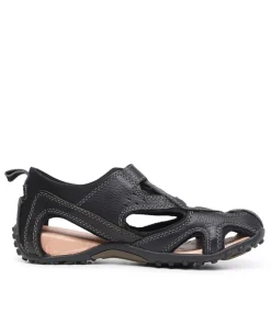 COLORADO Casuals|Sandals-GRANDE CF BLACK LEATHER