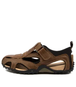 COLORADO Casuals|Sandals-GRANDE CF NUTMEG WORN SADDLE LEATHER