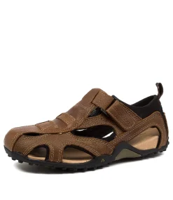 COLORADO Casuals|Sandals-GRANDE CF NUTMEG WORN SADDLE LEATHER