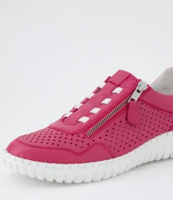 Women SUPERSOFT Comfort|Sneakers-Gratitude Fuchsia Leather Sneakers