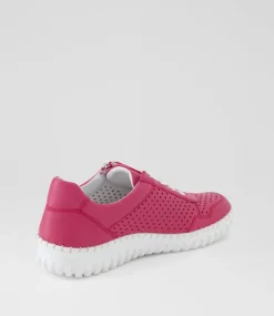 Women SUPERSOFT Comfort|Sneakers-Gratitude Fuchsia Leather Sneakers
