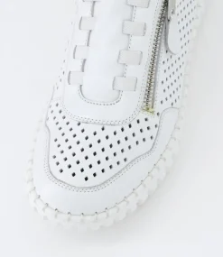 Women SUPERSOFT Comfort|Sneakers-Gratitude White Leather Sneakers